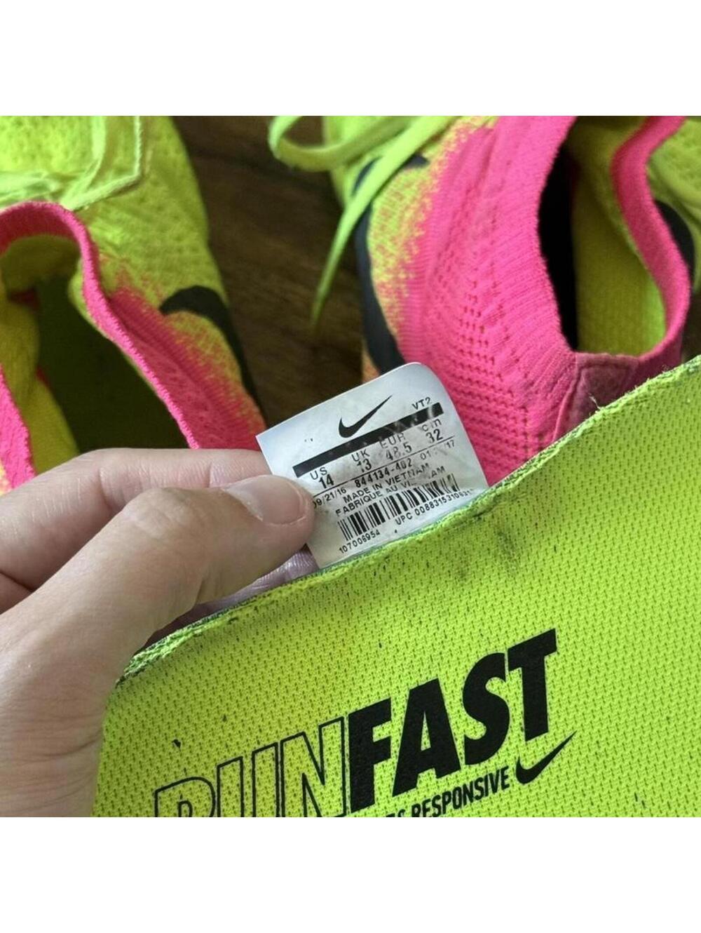 👟 Nike Zoom Flyknit Running Shoes – Men’s 14 - Picture 7 of 7